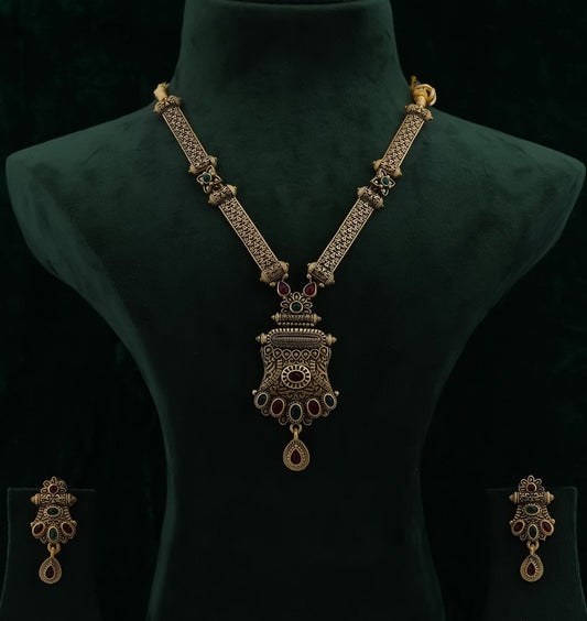 Gold Plated Fancy Necklace For Woman And Girls