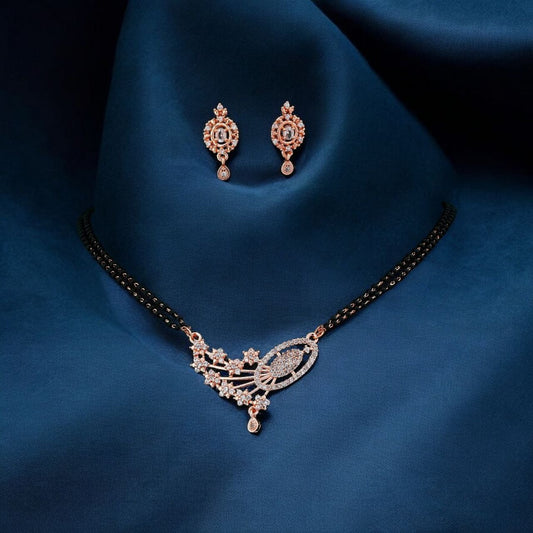 Gold-Plated Mangalsutra with Stylish Pendant