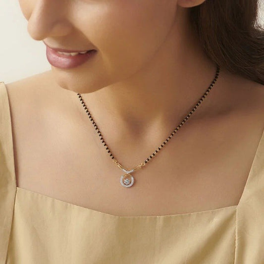 Gold-Plated Mangalsutra with Stylish Pendant
