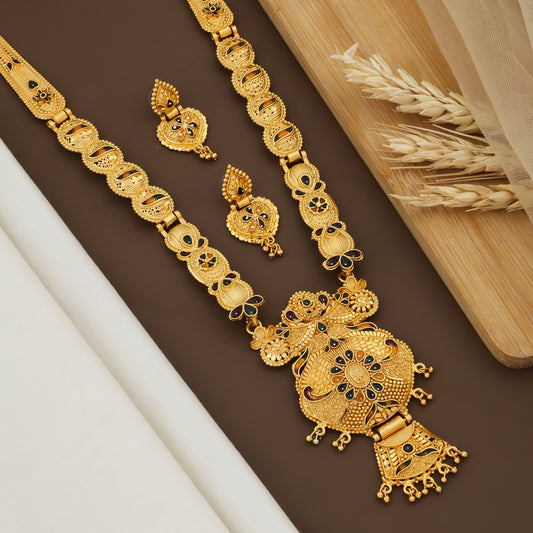 Gold Plated Fancy Necklace For Woman